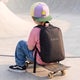 Gepersonaliseerde kinderrugzak - geborduurd - Zwart - Puffy stijl