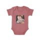 Romper bedrukken - Korte mouw - Roze - 50/56