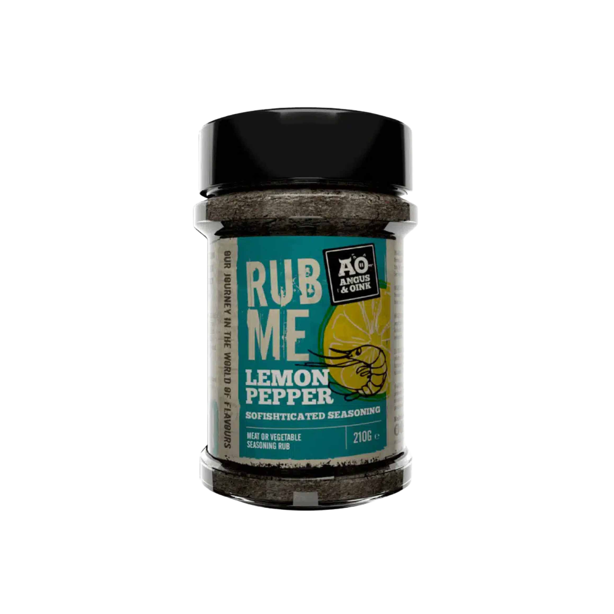 Angus & Oink Lemon Pepper - 210 gr 1 Angus & Oink Lemon Pepper - 210 gr