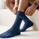 Sokken borduren - Blauw - 35/38