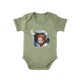 Romper bedrukken - Korte mouw - Groen - 74/80