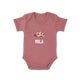 Romper bedrukken - Korte mouw - Roze - 74/80