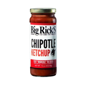 Big Rick's Chipotle Ketchup - Pittige ketchup met chipotle - 510 g