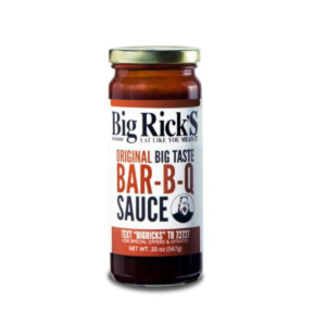 Big Rick's Original BBQ Saus - Zoet & vol van smaak - 567 g