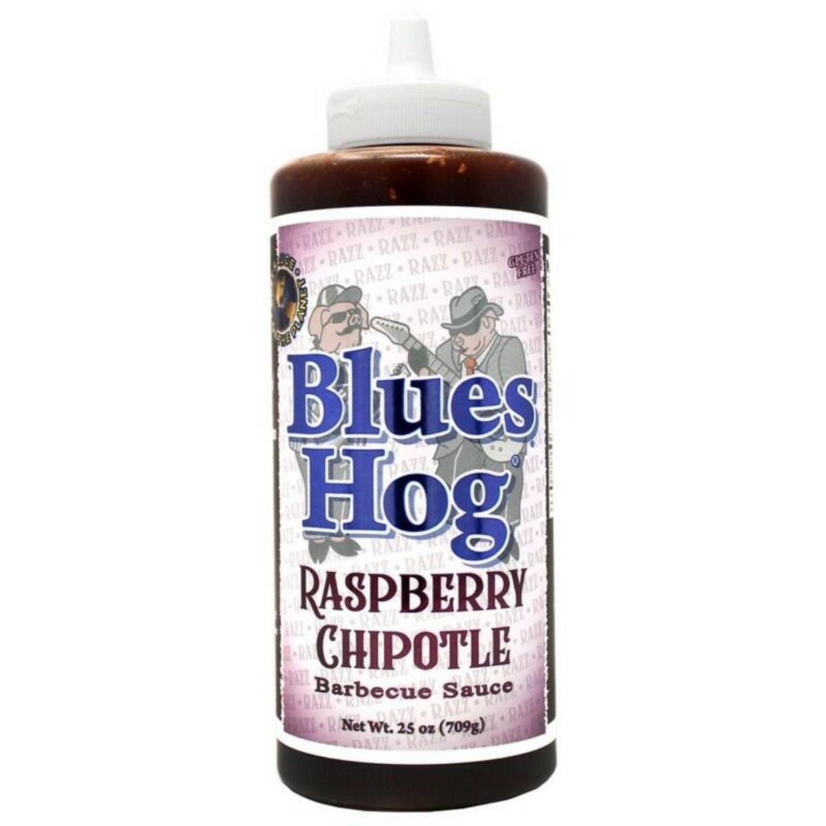 Blues Hog Raspberry Chipotle Sauce - knijpfles 1 Blues Hog Raspberry Chipotle Sauce - knijpfles