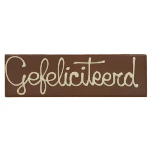 Chocoladereep Gefeliciteerd 200 gram