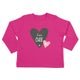 Baby shirt bedrukken - Lange mouw - Fuchsia - 50/56