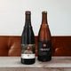 Westmalle Dubbel & Tripel bier - Label - 2x 750 ml