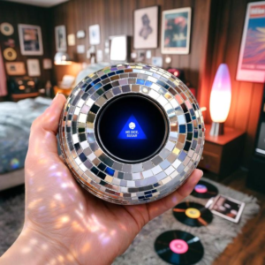 Disco Beslissingsbal - 20 Antwoorden - 10∅ cm - Batterijvrij
