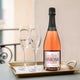 Champagne met bedrukt etiket - René Schloesser rosé (750ml)