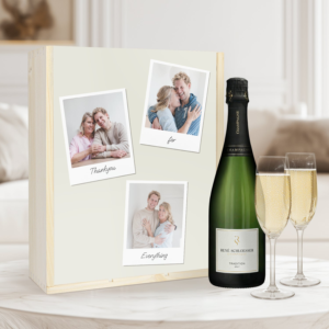Champagnepakket met glazen - René Schloesser (750ml) - Bedrukte deksel
