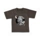 Baby shirt bedrukken - Korte mouw - Antraciet - 86/92
