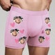 Onderbroek met foto - Roze - M