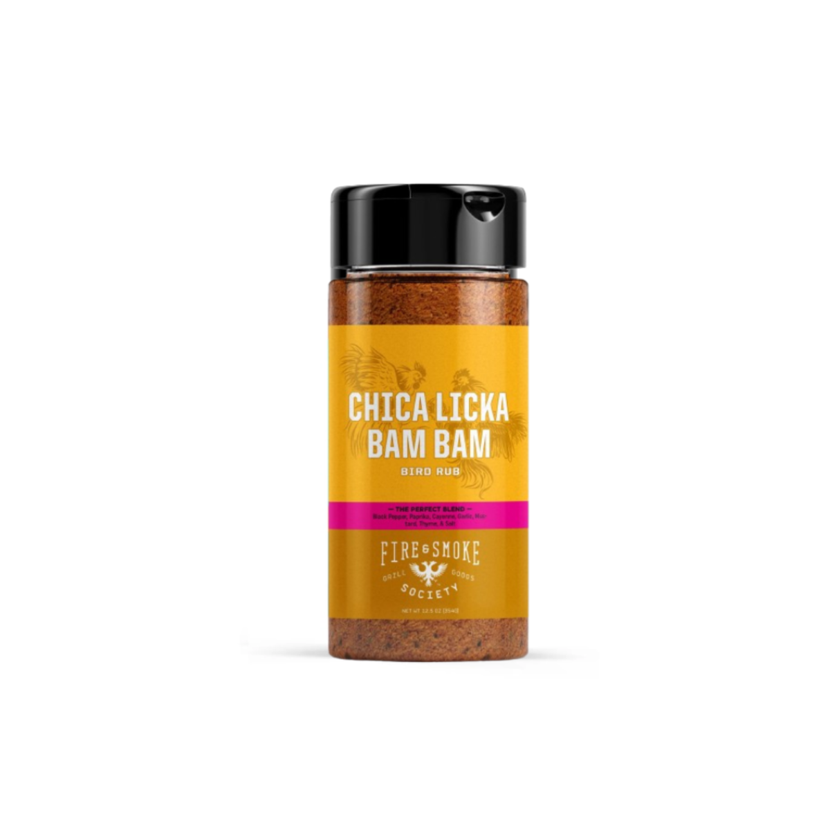 Fire & Smoke Chica Licka Bam Bam Poultry Rub 354gr-12,5oz 1 Fire & Smoke Chica Licka Bam Bam Poultry Rub 354gr-12,5oz