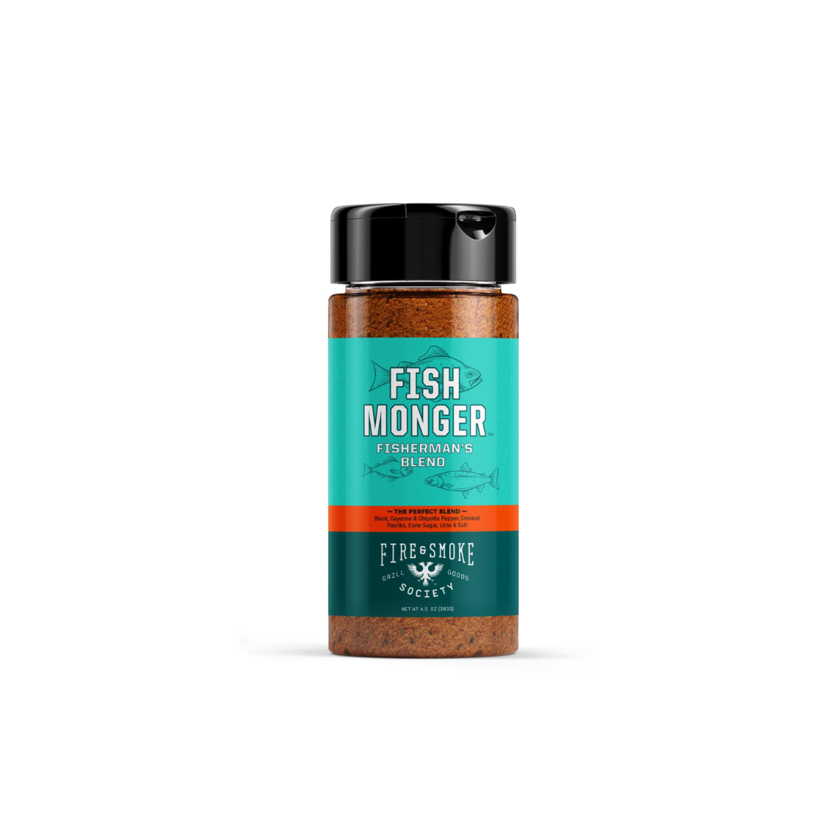 Fire & Smoke Fish Monger Seasoning 269gr-9,5oz 1 Fire & Smoke Fish Monger Seasoning 269gr-9,5oz