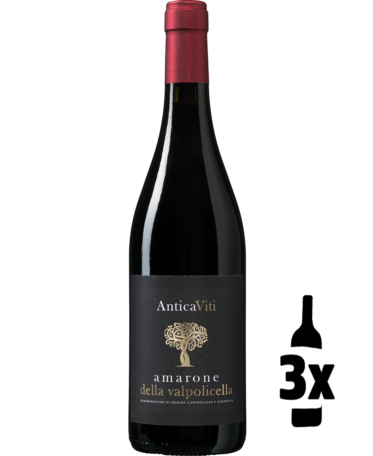 3 flessen Antica Viti Amarone della Valpolicella Probeerpakket 1 3 flessen Antica Viti Amarone della Valpolicella Probeerpakket