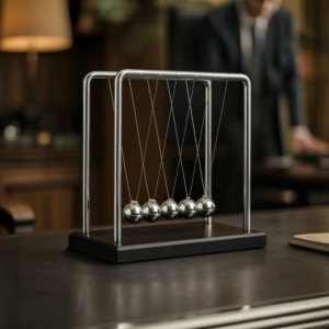 Giant Newton's Cradle - Newton Cradle XL - Bureau Gadget