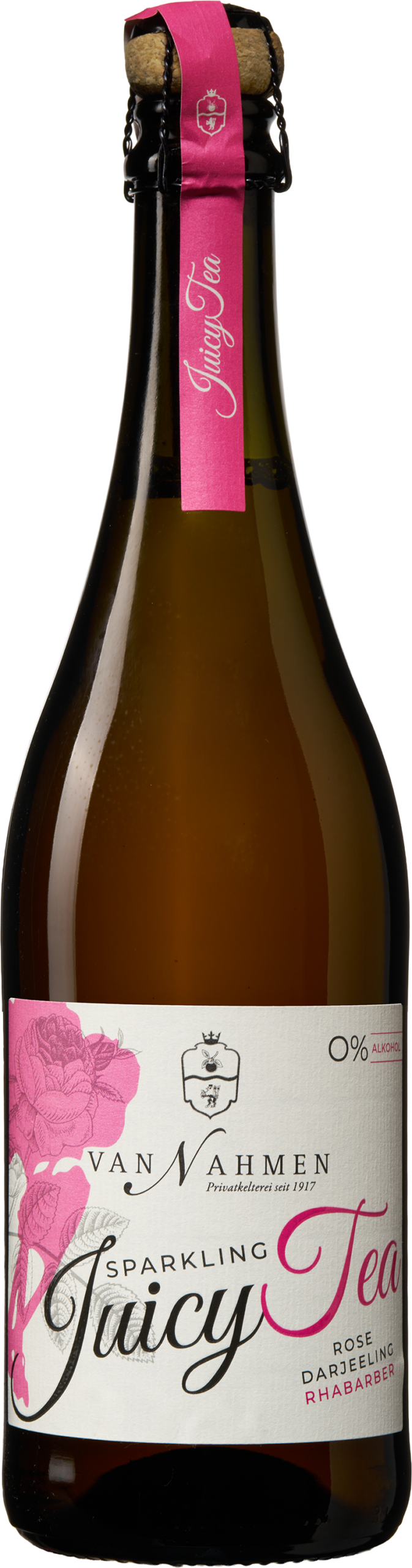 Van Nahmen Sparkling Tea Rose Darjeeling Rhabarber 1 Van Nahmen Sparkling Tea Rose Darjeeling Rhabarber