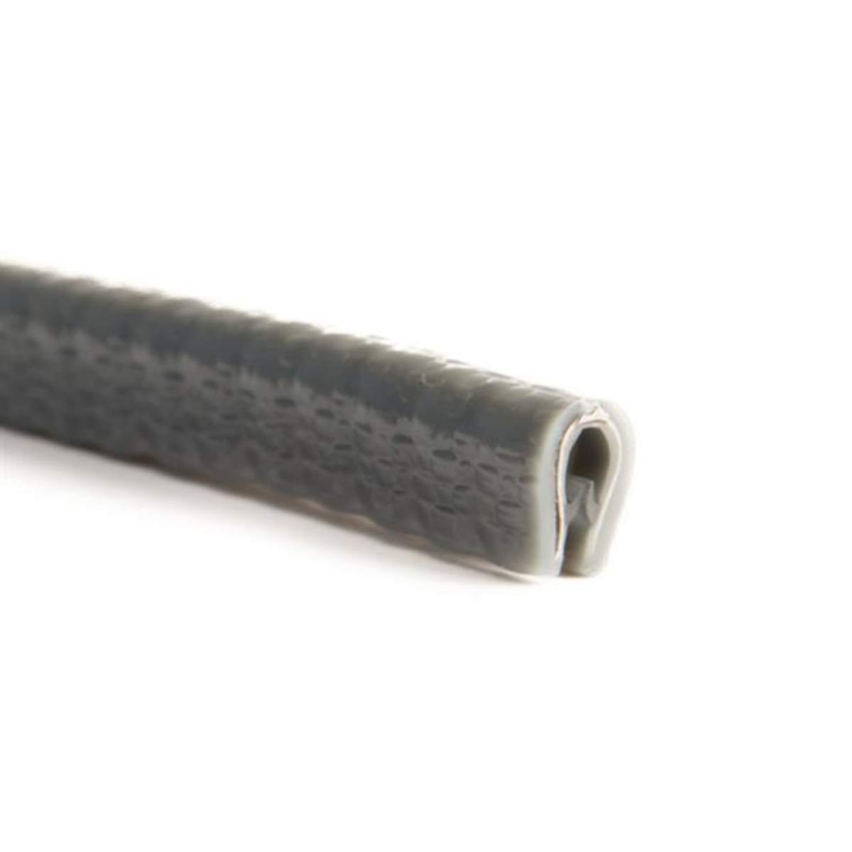 PVC kantafwerkprofiel 0.5-2.0 mm donkergrijs - stuk a 1 meter 1 PVC kantafwerkprofiel 0.5-2.0 mm donkergrijs - stuk a 1 meter