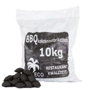Kokosbriketten 10kg | Duurzaam en Langbrandend | Perfect voor BBQ en Grill