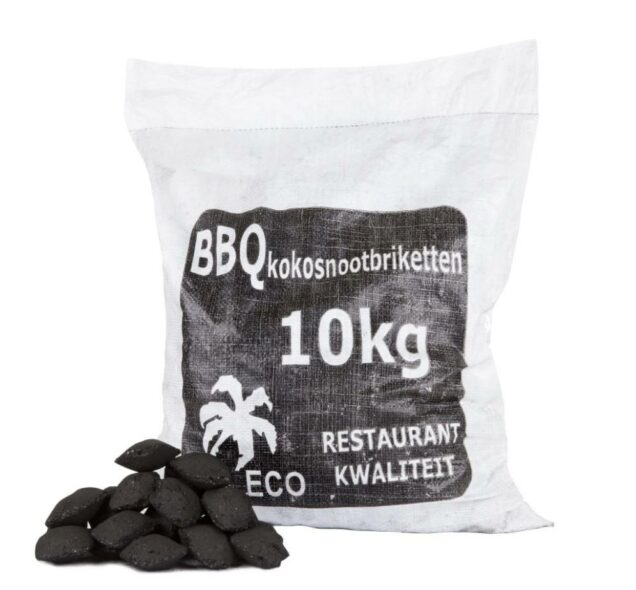 Kokosbriketten 10kg | Duurzaam en Langbrandend | Perfect voor BBQ en Grill 1 Kokosbriketten 10kg | Duurzaam en Langbrandend | Perfect voor BBQ en Grill
