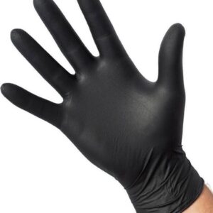 Handschoen classic nitrile zwart L