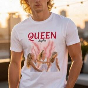 Gepersonaliseerd Retro Vintage Bootleg T-shirt