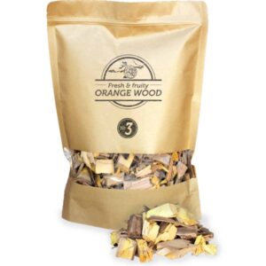 SOW Sinaasappelhout Rookchips Nr3 - Intense Smaakbeleving - Langdurig Rookplezier - 1,7 L