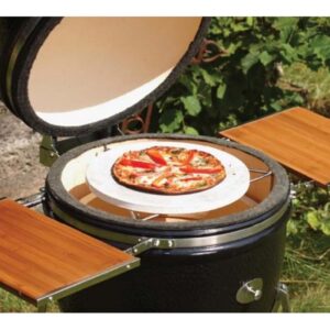 Pizzasteen CLASSIC en Le CHEF - Voor Knapperige Pizzas - 30 cm Diameter - Hittebestendig