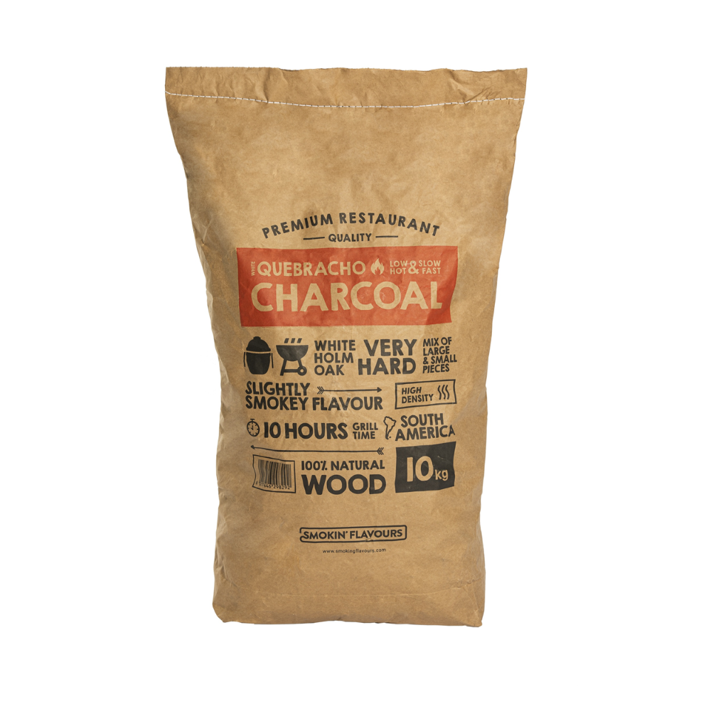 Houtskool White Quebracho | 10 KG | Voor een Authentieke BBQ-ervaring 1 Houtskool White Quebracho | 10 KG | Voor een Authentieke BBQ-ervaring