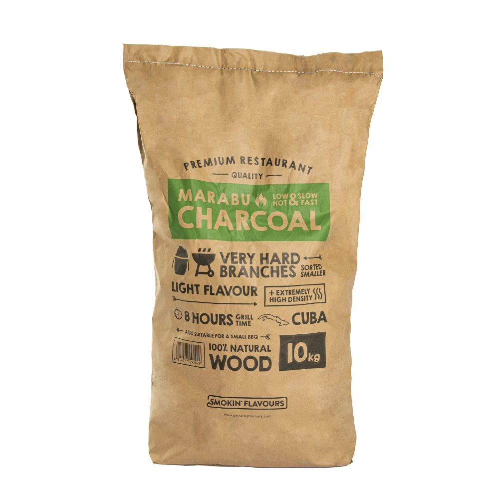 Smokin' Flavours Houtskool Marabu 10 KG 1 Smokin' Flavours Houtskool Marabu 10 KG