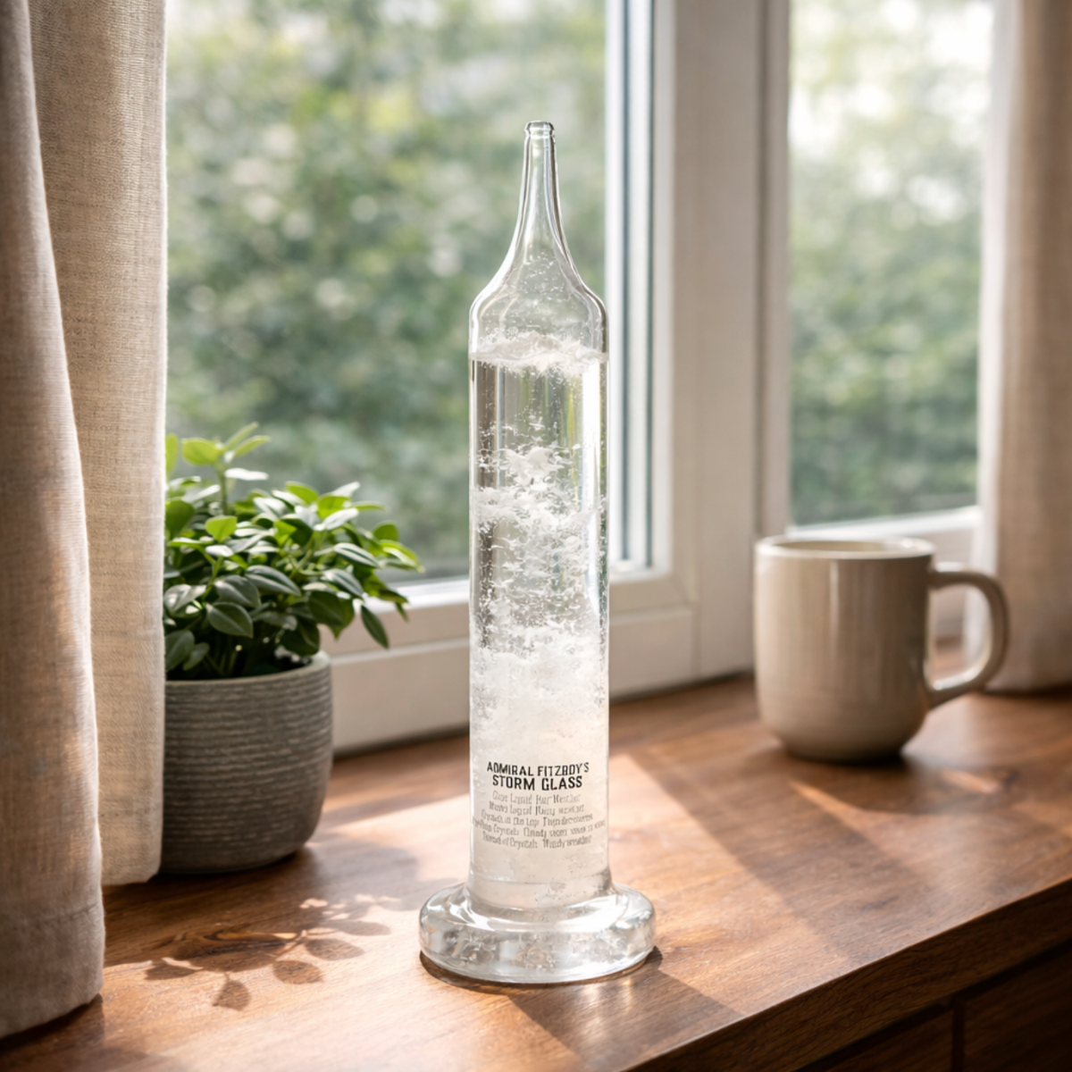 Stormglas 28 cm - Admiral Fitzroy - Luxe Weersvoorspeller in Giftbox 1 Stormglas 28 cm - Admiral Fitzroy - Luxe Weersvoorspeller in Giftbox