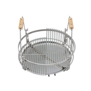 Monolith Classic Pro-Serie Smart Grid System - Innovatieve Barbecue Rooster - Zwart - Kamado BBQ Accessoire