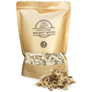 SOW Walnoothout Rookchips Nr3 - Sterke Houtskoolsmaak - 1,7 L