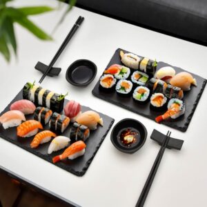 Sushi set 2 personen - Incl. borden, stokjes & kommen