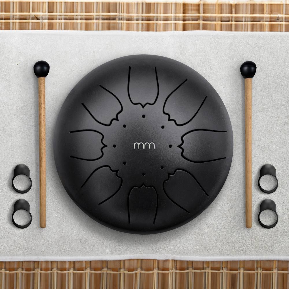Tongue Drum - Incl. drumstokken, muziekboek en draagtas - 8 noten 1 Tongue Drum - Incl. drumstokken, muziekboek en draagtas - 8 noten