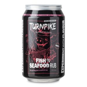 Turnpike Fish 'n Seafood Rub 235g - Kruidige Mix met Citroen, Dille & Knoflook, Perfect voor Vis en Zeevruchten
