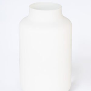 Witte glasvaas Vanessa | voor 10-20 rozen